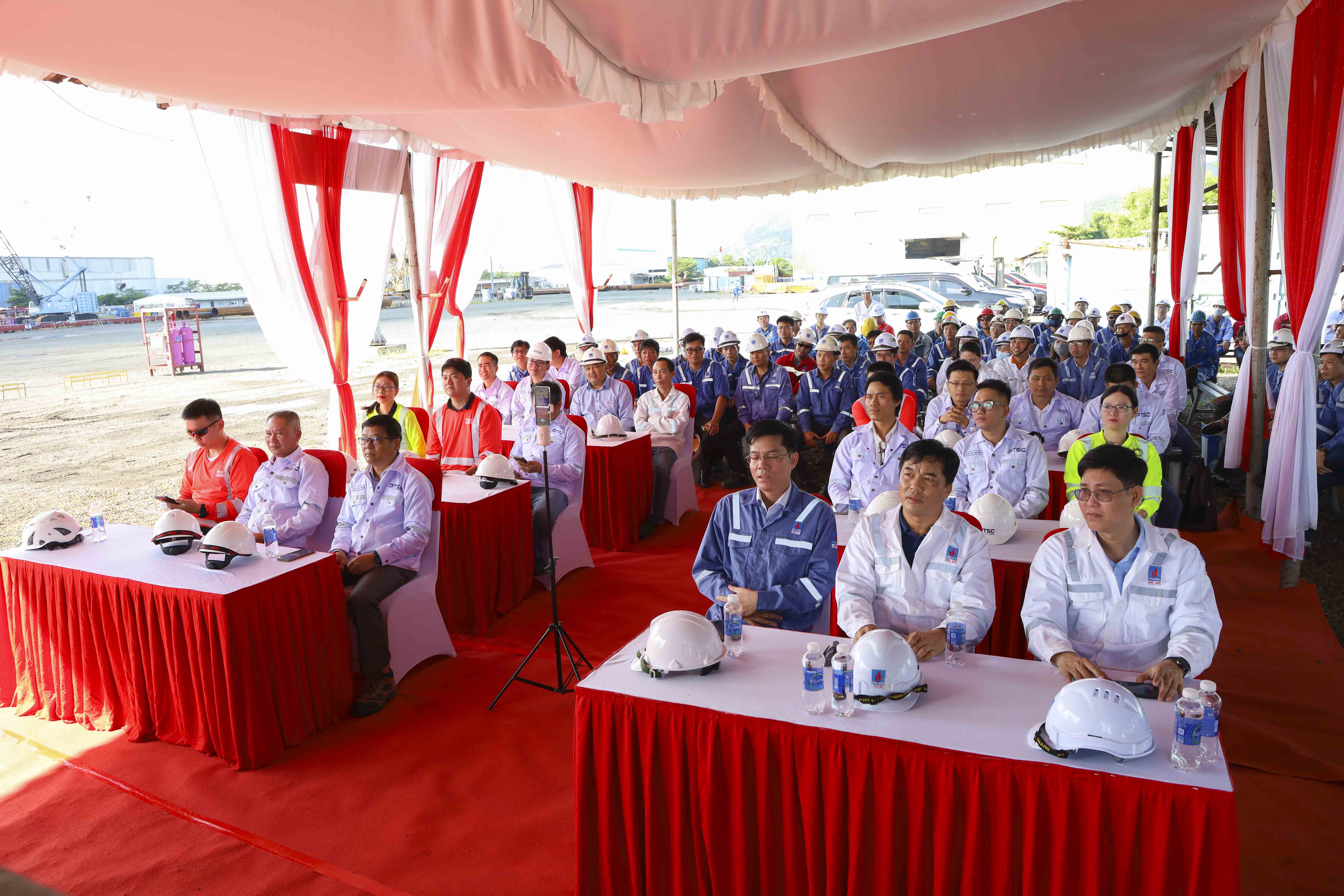 PVC-MS khởi công Gói thầu Chế tạo chân đế cho Dự án Điện gió ngoài khơi Greater Changhua